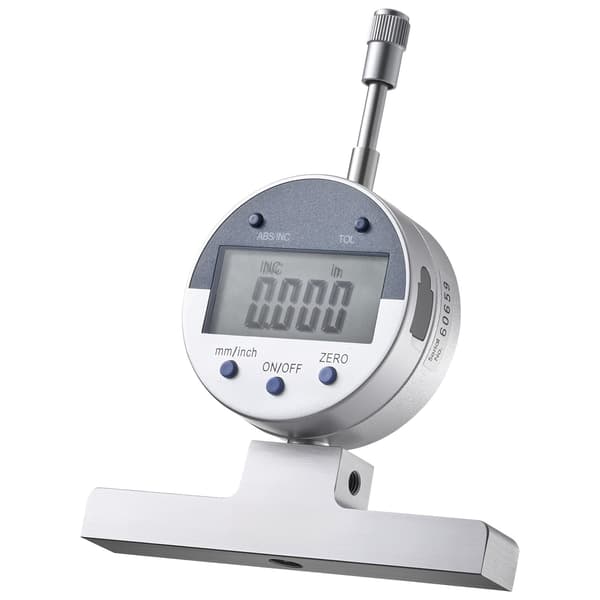 Digital dybdemikrometer 0-558,8 mm, 0,01 mm, 4 ambolte