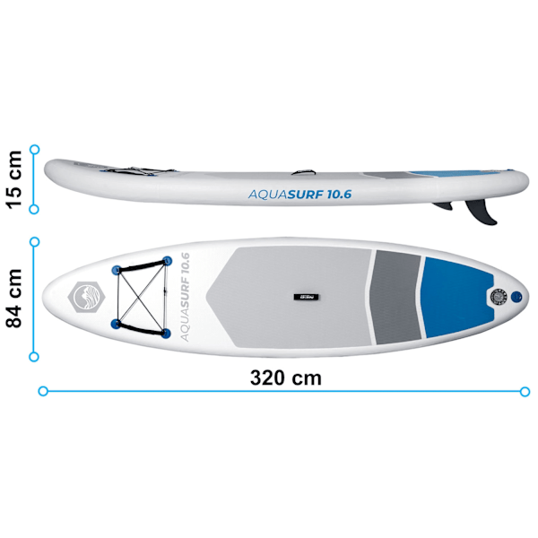 Aquasurf SUP-bräda 320 x 84 x 15 cm Neo-Sport 170200