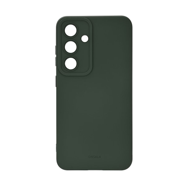 ONSALA Takaosa Silicone Touch Kierrätetty Samsung S25 5G Oliivinvihreä