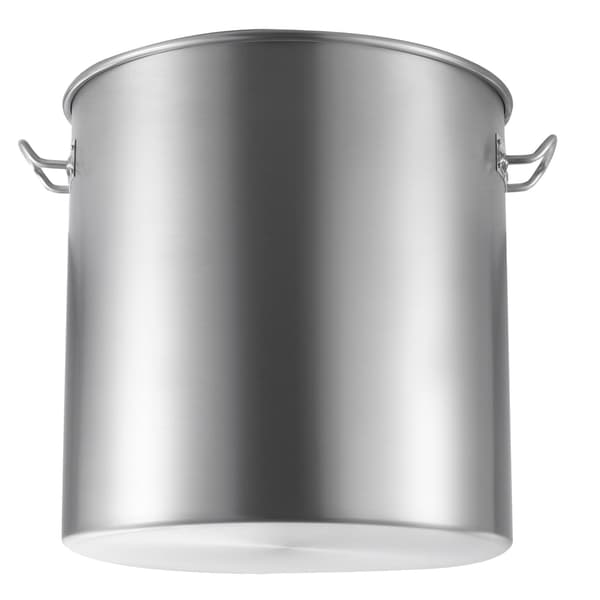 Rostfri gryta, 84 qt, korg och lock