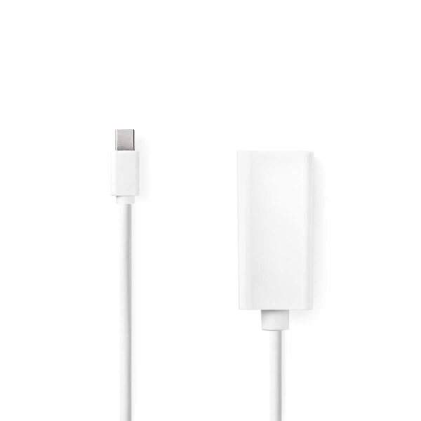 Mini DisplayPort kaapeli | DisplayPort 1.2 | Mini DisplayPort Uros | HDMI™ Ulostulo | 21.6 Gbps | Niklattu | 0.20 m | Pyöreä | PVC | Valkoinen | Laati