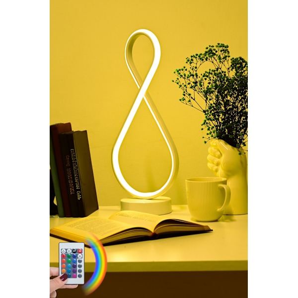 Bordlampe Degas White - Multicolor Light