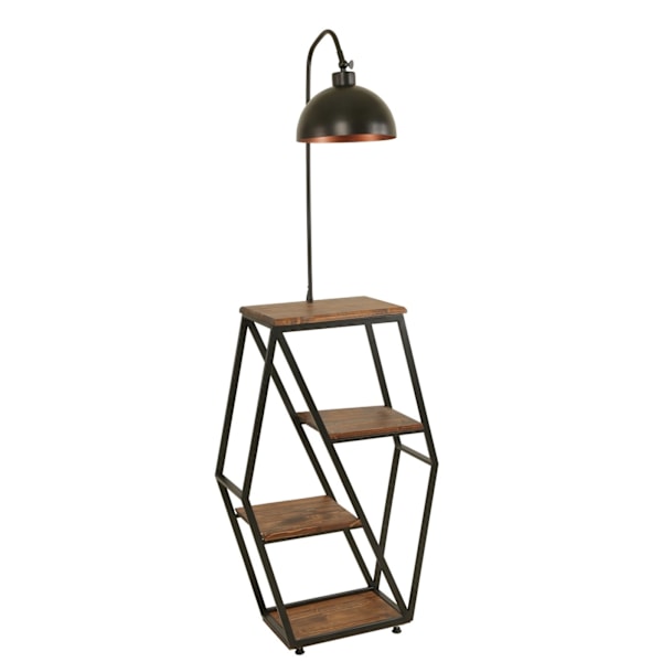 Gulvlampe Sembol Ceviz Lambader Retro 3 Başlıklı