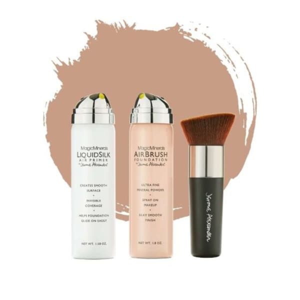 AirBrush Foundation 3stk - Varm/Medium