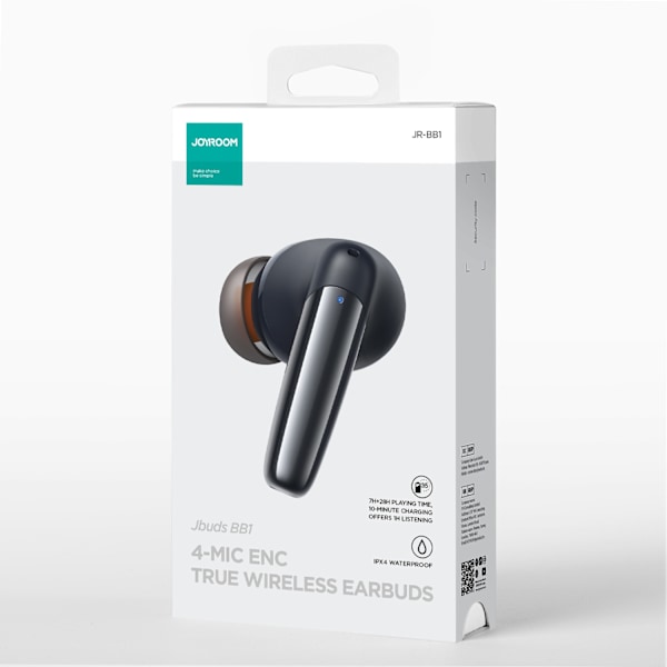 ENC Jbuds Series USB-C trådløse in-ear hovedtelefoner, sorte