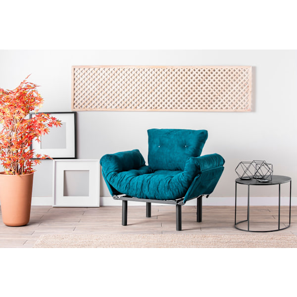 Wing Chair Nitta Single - Petrol Green