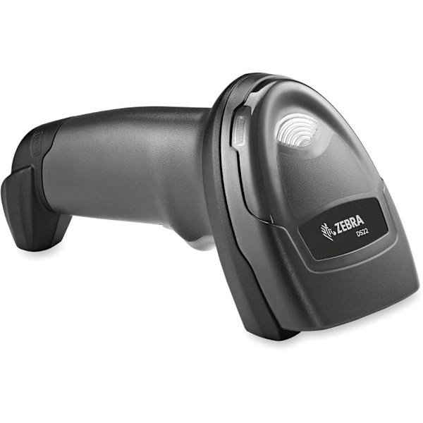 Zebra DS2208 - streckkodsläsare med stativ, svart