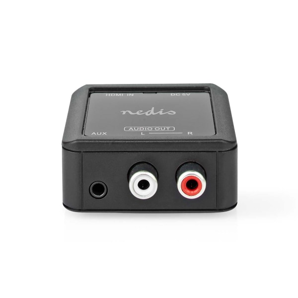 Digital Audio Converter | 1-vejs | Tilslutninger indgang: HDMI™ Input | Tilslutninger udgang: 2x (2x RCA Hun) / 3.5 mm | Automatisk | Antracit
