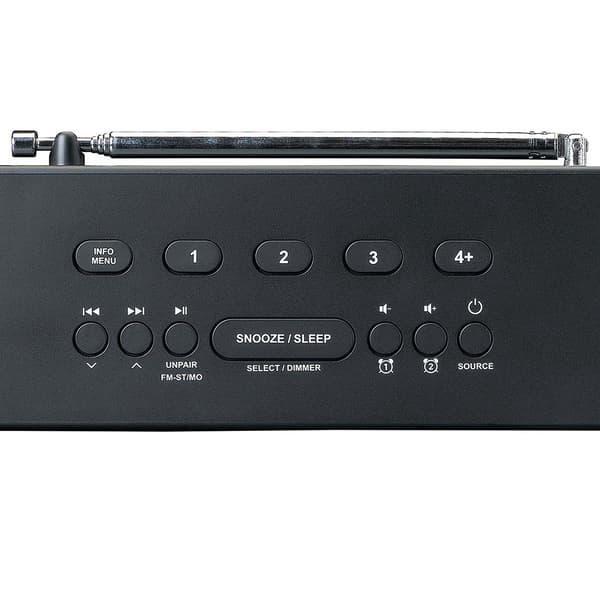 DAB+ FM Bluetooth-klockradio med USB-laddning