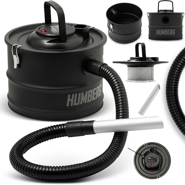 Askdammsugare för eldstad 15L 1200W HM-404