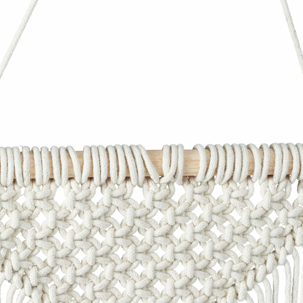 Macramé seinäteline