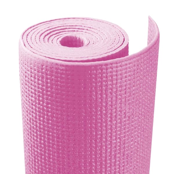 Yogamatta, rosa – halkfri, lätt, hållbar