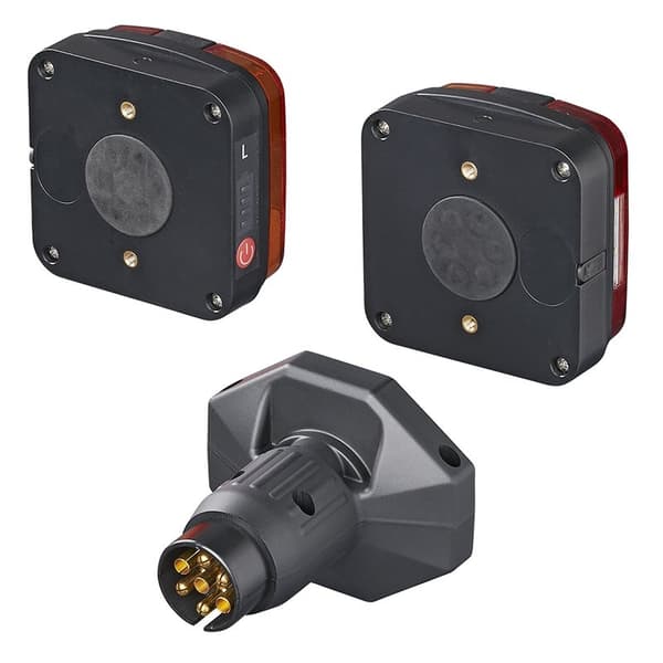 Släpbelysning LED med magneter trådlös (Bluetooth) 7-polig