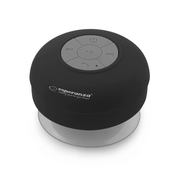Esperanza Bt -kaiuttimen vedenkestävä sprinkle musta