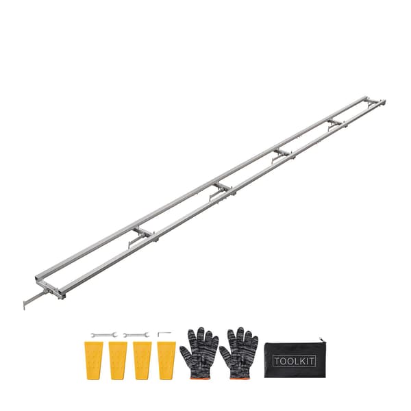 Motorsågverksrälsstyrningssystem, 15 fot aluminium, 6 svärd