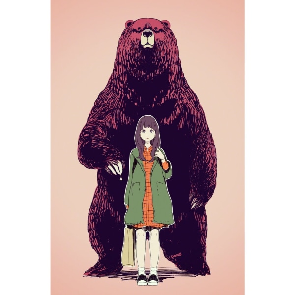 森のくまさん / A Bear In The Forest - 30x40 cm