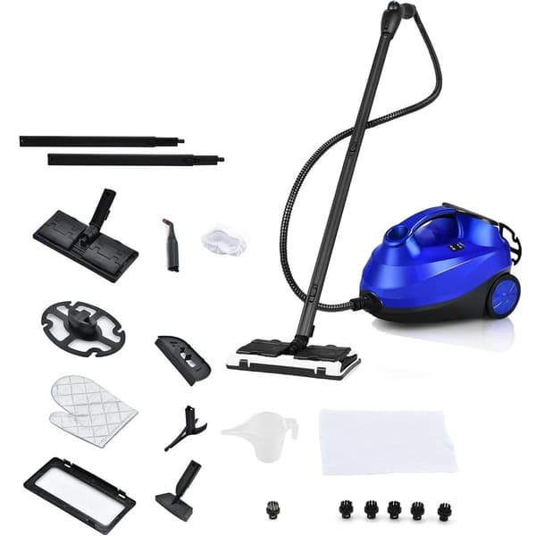 Damprenser, 2000W, 1,5L tank, 19 tilbehør