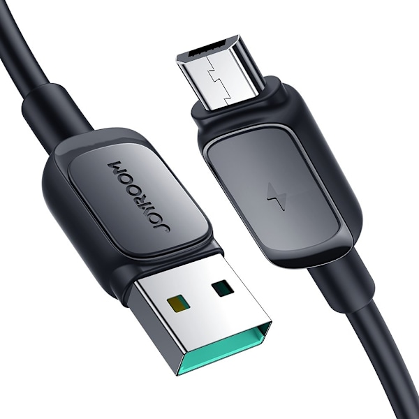 MicroUSB - USB-kaapeli 2.4A 480Mbps 2m musta