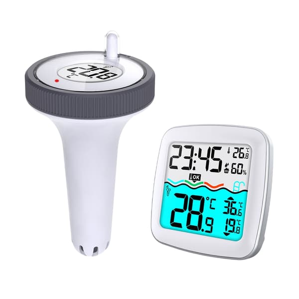 Väderstation med poolsensor BD-913 vit