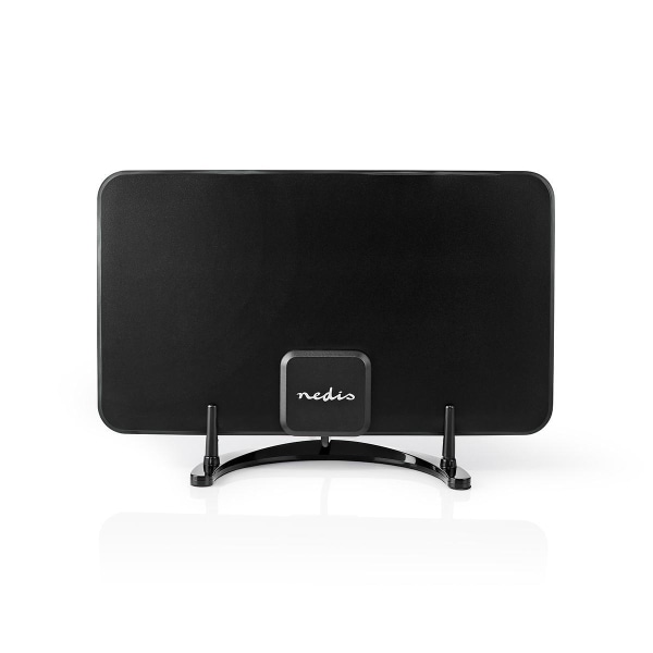 Indendørs antenne | Active | FM / UHF / VHF | Modtagelsesområde: 0-25 km | LTE700 | Forstærkning: 26 dB | ABS | Sort
