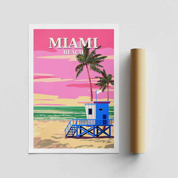 Plakat A3 Miami - 2016