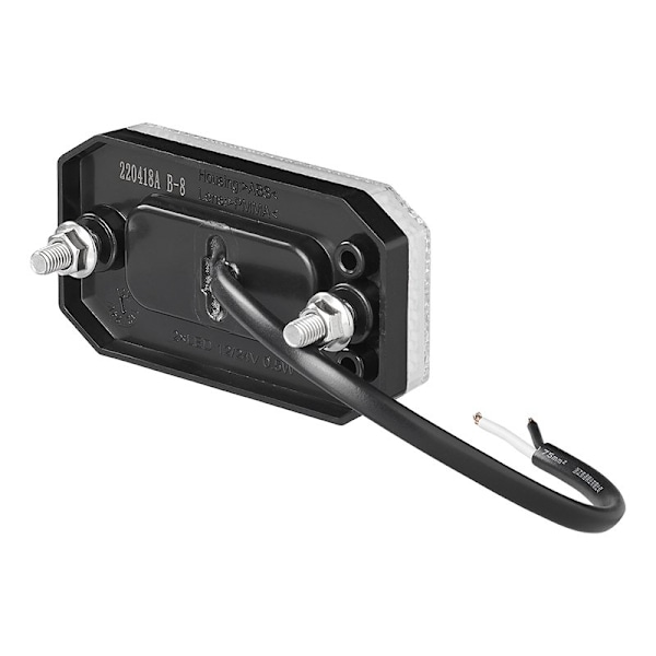 Forreste positionslygte 12/24V hvid 80 x 44 mm LED