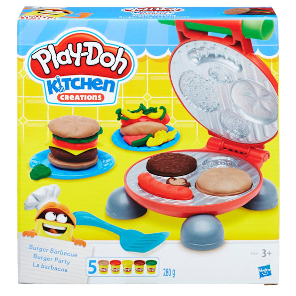 Play-Doh Playset Kitchen Burger Grilli
