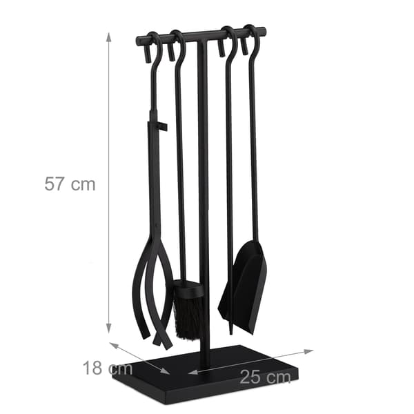 Brandstand sort 5 dele