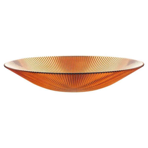 Meripihkanvärinen lasikulho 30 cm, 1,5 l