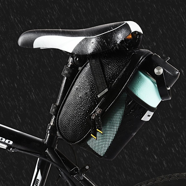 Cykelsadelväska 1,5 l, svart
