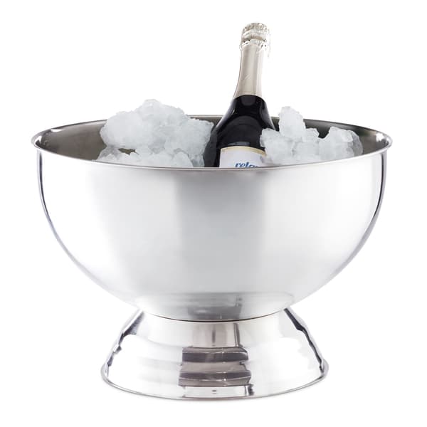 Champagnekylskål i rostfritt stål