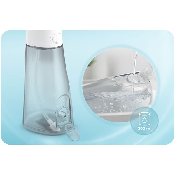 Johdoton hammaslanka, 5 tilaa, 300 ml:n säiliö