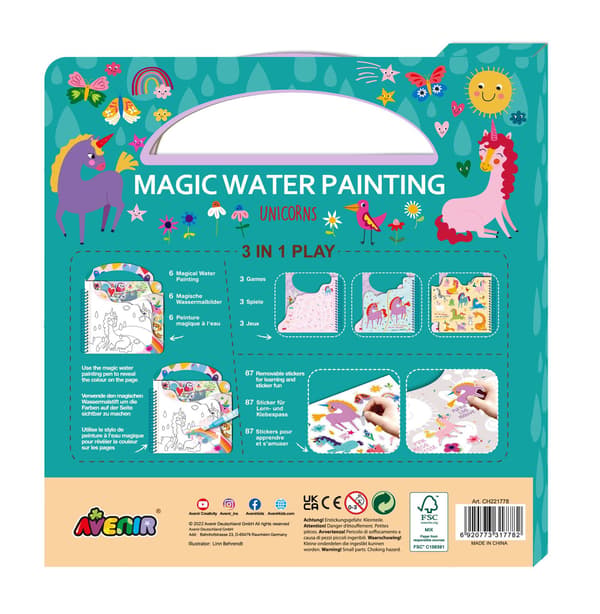 Avenir Magic Water Painting - Unicorns