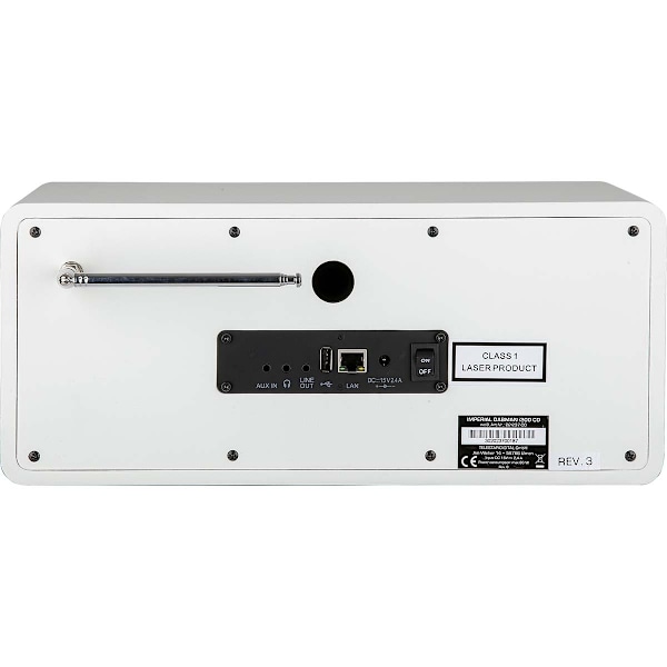 DABMAN i200 CD Multifunktionsradio DAB+ / FM / Internet / Bluetooth Hvid