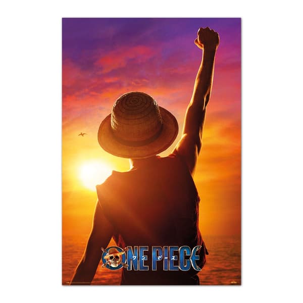 One Piece Monkey D. Luffy -seinävedos, 24x36 tuumaa
