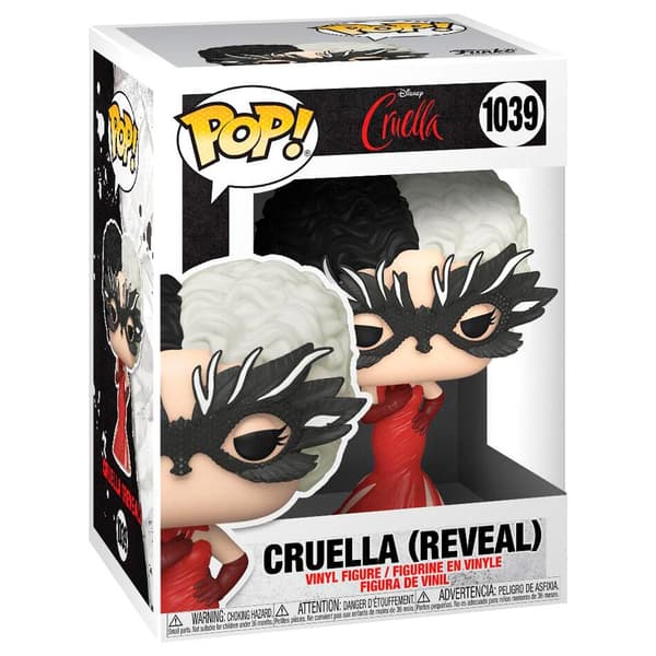 Disney Cruella Reveal POP-figur, samleobjekt vinyllegetøj