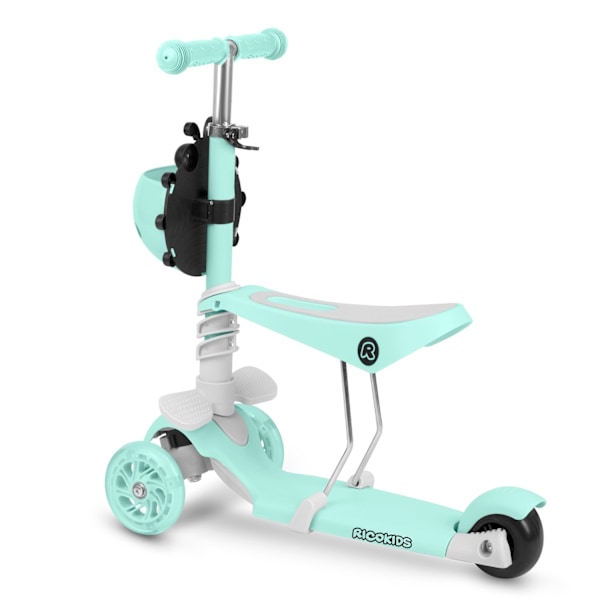 Trehjulet løbehjul Ricokids Buggy - Mintgrøn