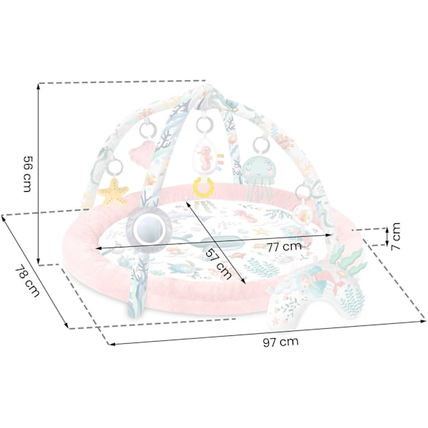 Ocean Nukido Interactive Play Mat - Rosa