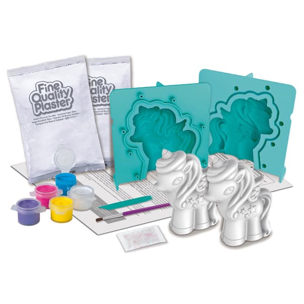 4M 3D Muotti & Paint Tee itse -setti Glitter Unicorns
