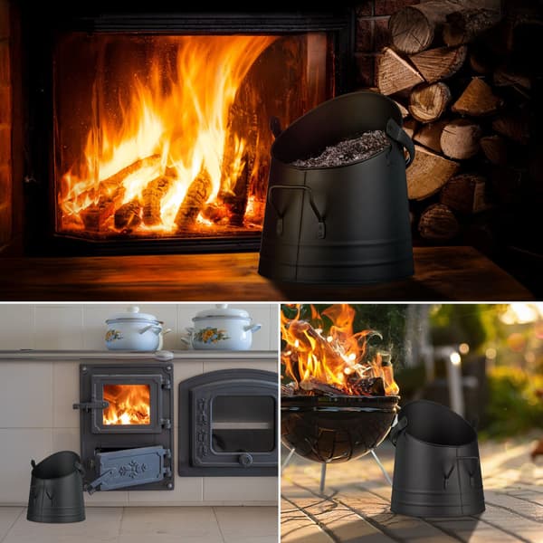 Kolhink med spade – 6,5L järn, öppen spis & BBQ