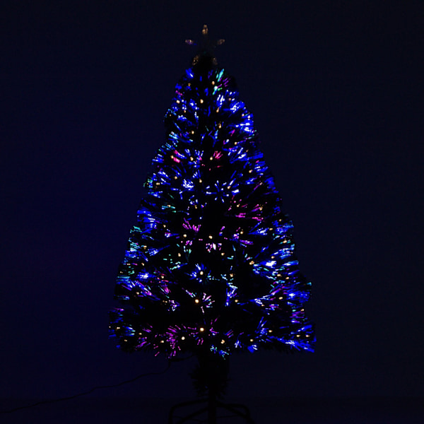 Juletræ Kunstigt Juletræ Led Lys Fiber 120 Cm