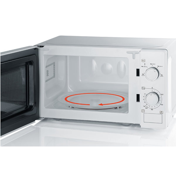 Mikrobølgeovn 700W 20 liter MW7770 Hvid Mekanisk