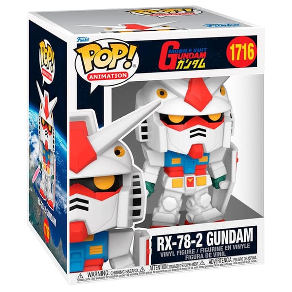 Mobildragt Gundam RX-78-2 figur, superleddet, samleobjekt