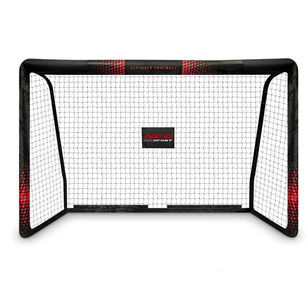 Fodboldmål 180 x 120 x 60 cm, sort/rød, model NS-463