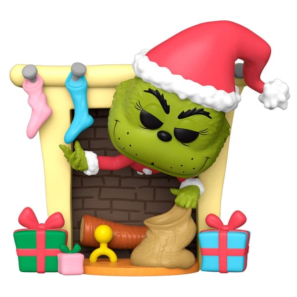 Grinchfigur Deluxe med taske, samlerobjekt til ferie