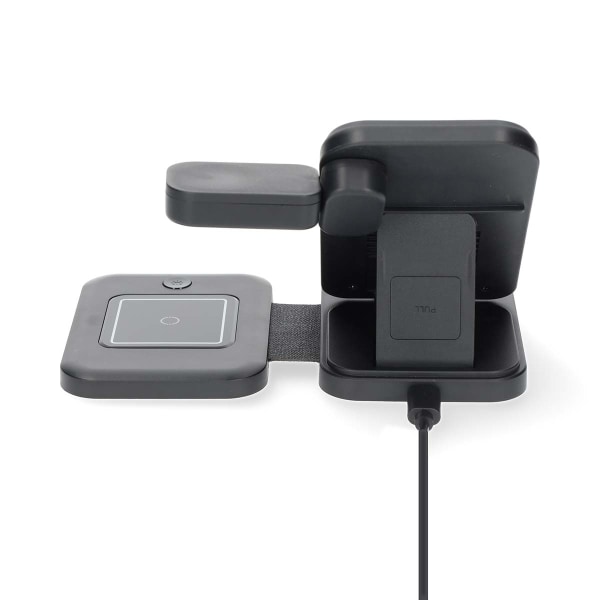 Trådlös laddning | 3-i-1 | 15 W | LED indikatorn används | Kabel ingår | USB-A / USB-C™ | 1.00 m