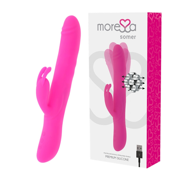 Moressa - Somer Premium Vibrator med flera rotationer