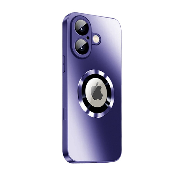 SiGN Magnetic Cover iPhone 16 med linsebeskyttelse og logovisning - Lilla