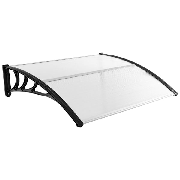 122 x 99 cm skärmtak för ytterdörr skärmtak ytterdörr skärmtak skrivbord skärmtak svart