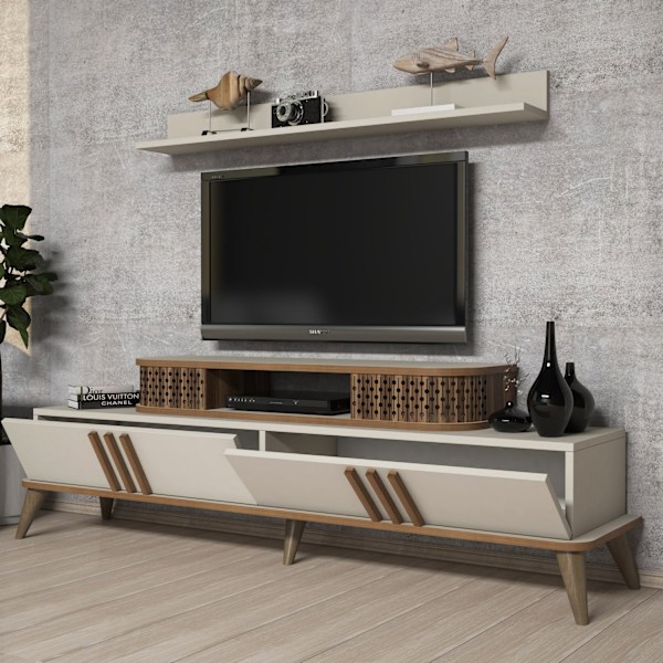 TV-enhet Eylül - Cream